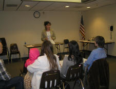 Dr Irina speaking in Florida about eating disorder cure